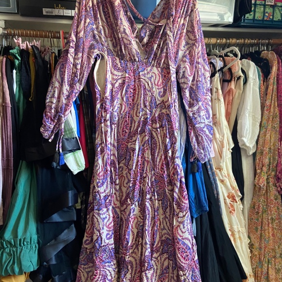 FP Movement by Free People Purple and Pink Asymmetrical Dress - Picture 3 of 6